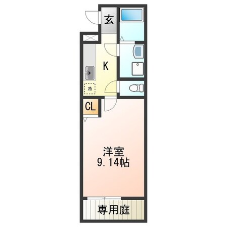 久米田駅 徒歩8分 1階の物件間取画像